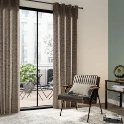 Rideau BENDICHT coloris gris cendré 140 x 260 cm - 4MURS