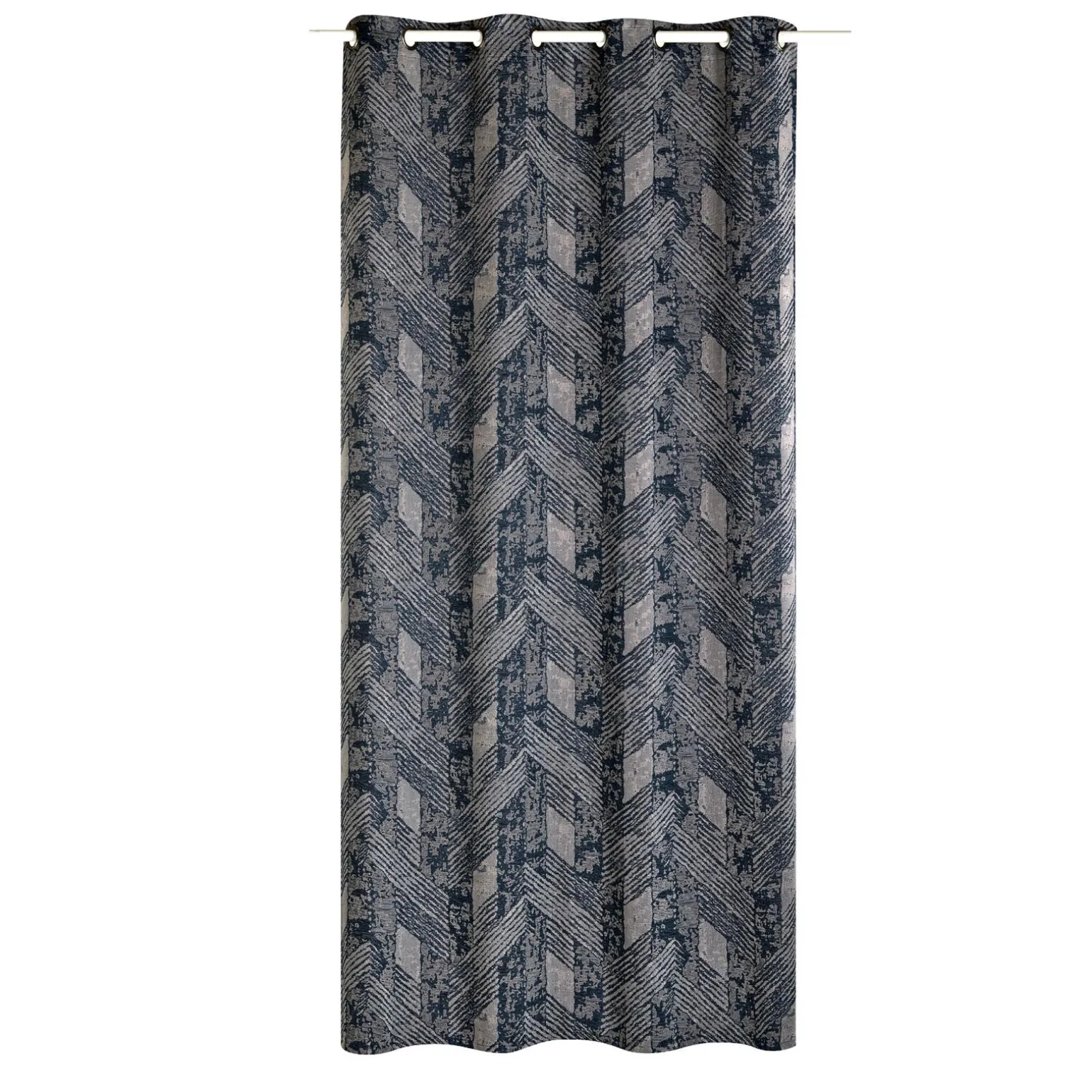 Rideau BRADDY coloris bleu 140 x 260 cm - 4MURS