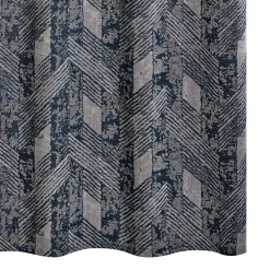 Rideau BRADDY coloris bleu 140 x 260 cm - 4MURS