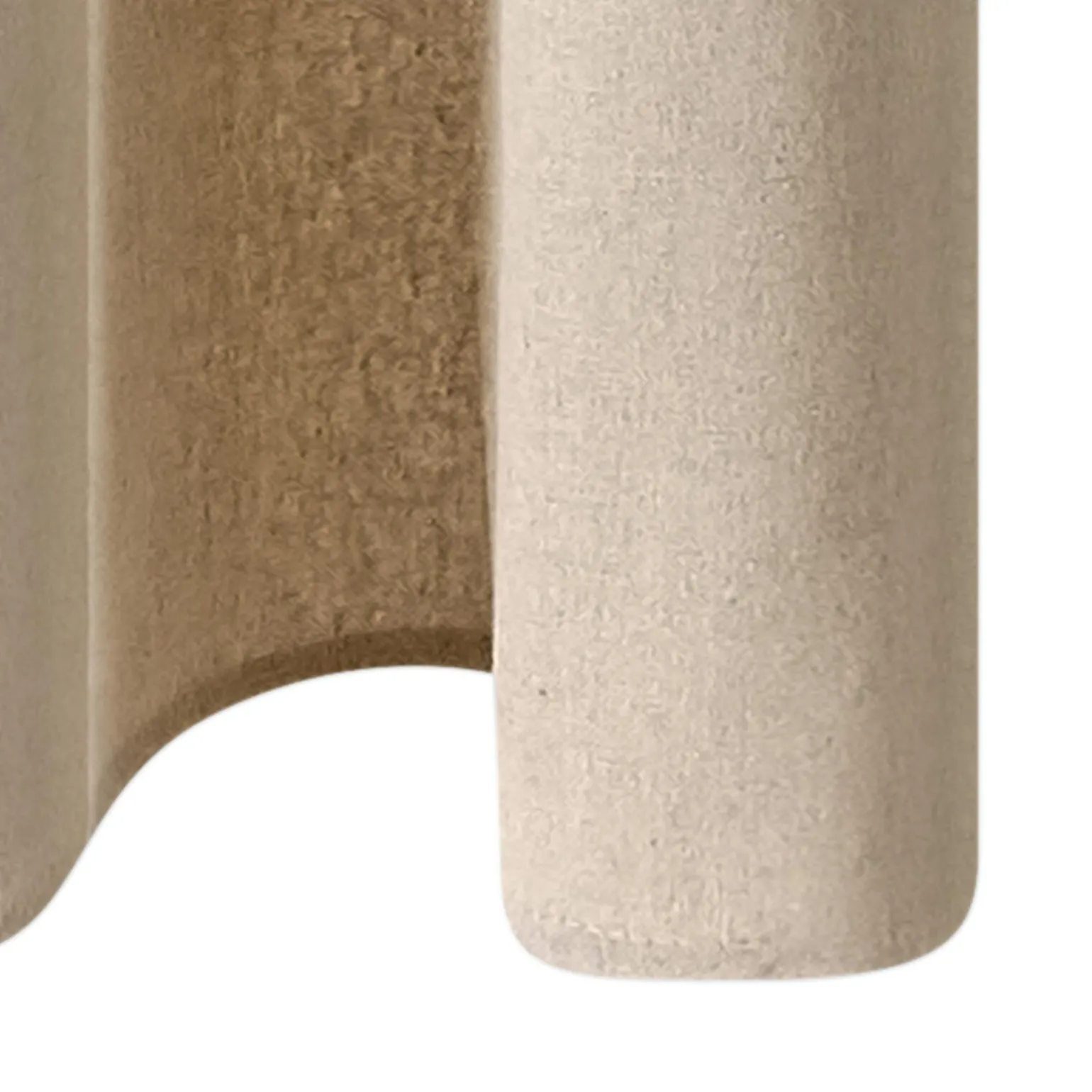 Rideau BRUSH coloris beige 135 x 240 cm - 4MURS
