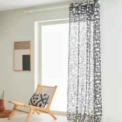 Rideau CIRCE coloris noir 140 x 260 cm - 4MURS