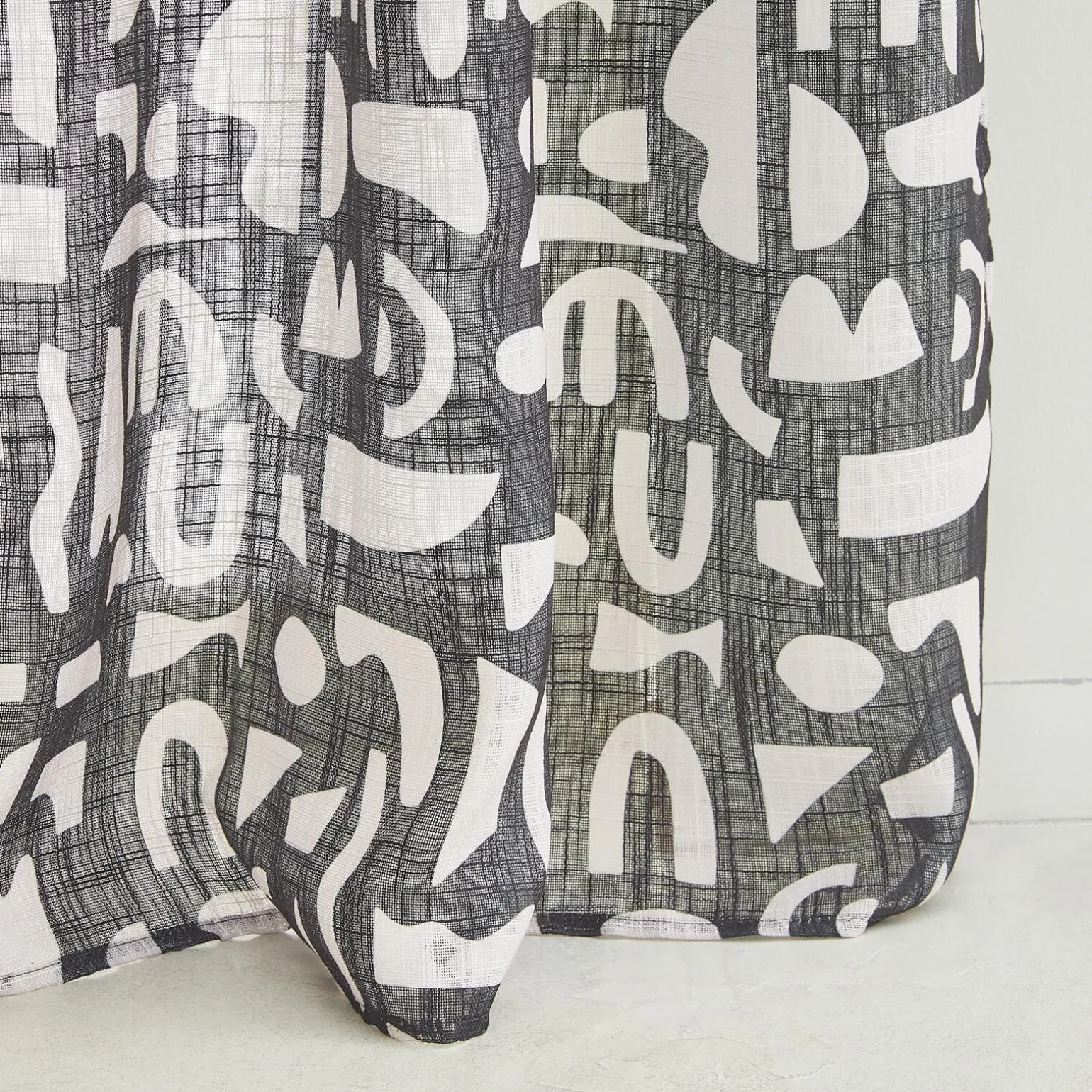 Rideau CIRCE coloris noir 140 x 260 cm - 4MURS