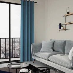 Rideau COTOON coloris acier 140 x 240 cm - 4MURS