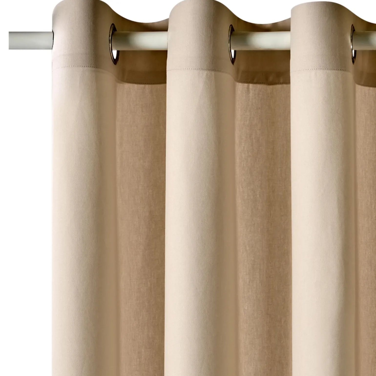 Rideau COTOON coloris ficelle 140 x 240 cm - 4MURS