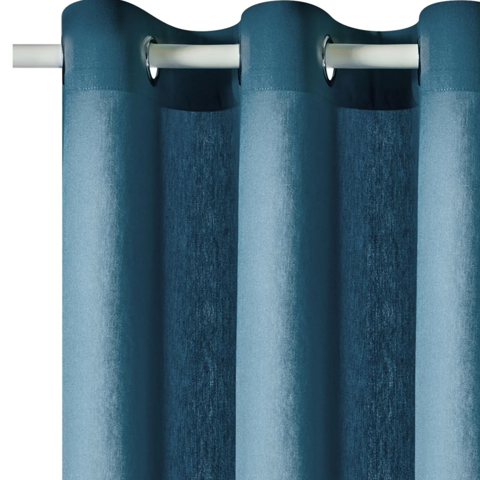 Rideau COTOON coloris jean 140 x 240 cm - 4MURS