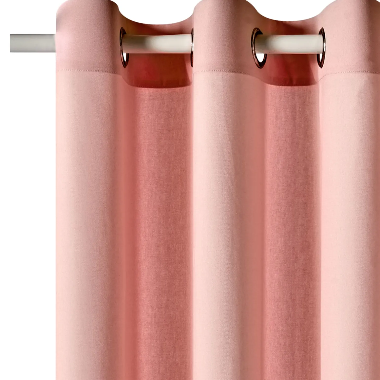 Rideau COTOON coloris rose blush 140 x 240 cm - 4MURS