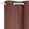 Rideau DAVILIEN coloris cognac 140 x 260 cm - 4MURS