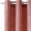 Rideau ESSAOUIRA coloris terracotta 140 x 260 cm - 4MURS