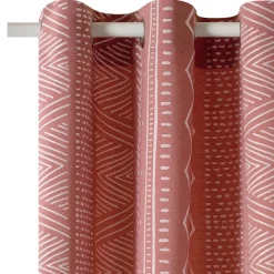 Rideau ESSAOUIRA coloris terracotta 140 x 260 cm - 4MURS