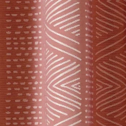 Rideau ESSAOUIRA coloris terracotta 140 x 260 cm - 4MURS