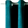 Rideau GRAZIA coloris bleu paon 140 x 240 cm - 4MURS