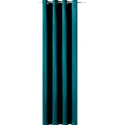 Rideau GRAZIA coloris bleu paon 140 x 240 cm - 4MURS