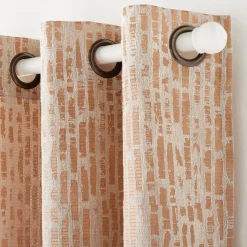 Rideau JHANES coloris mordoré 140 x 260 cm - 4MURS