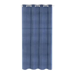 Rideau JIMMY coloris bleu jean 140 x 260 cm - 4MURS