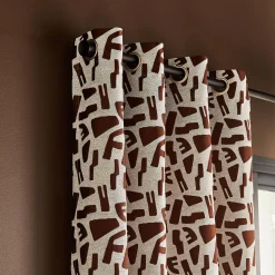 Rideau KANTO coloris brun 140 x 260 cm - 4MURS