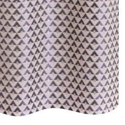 Rideau KAPRIA coloris bleu nuit 140 x 260 cm - 4MURS