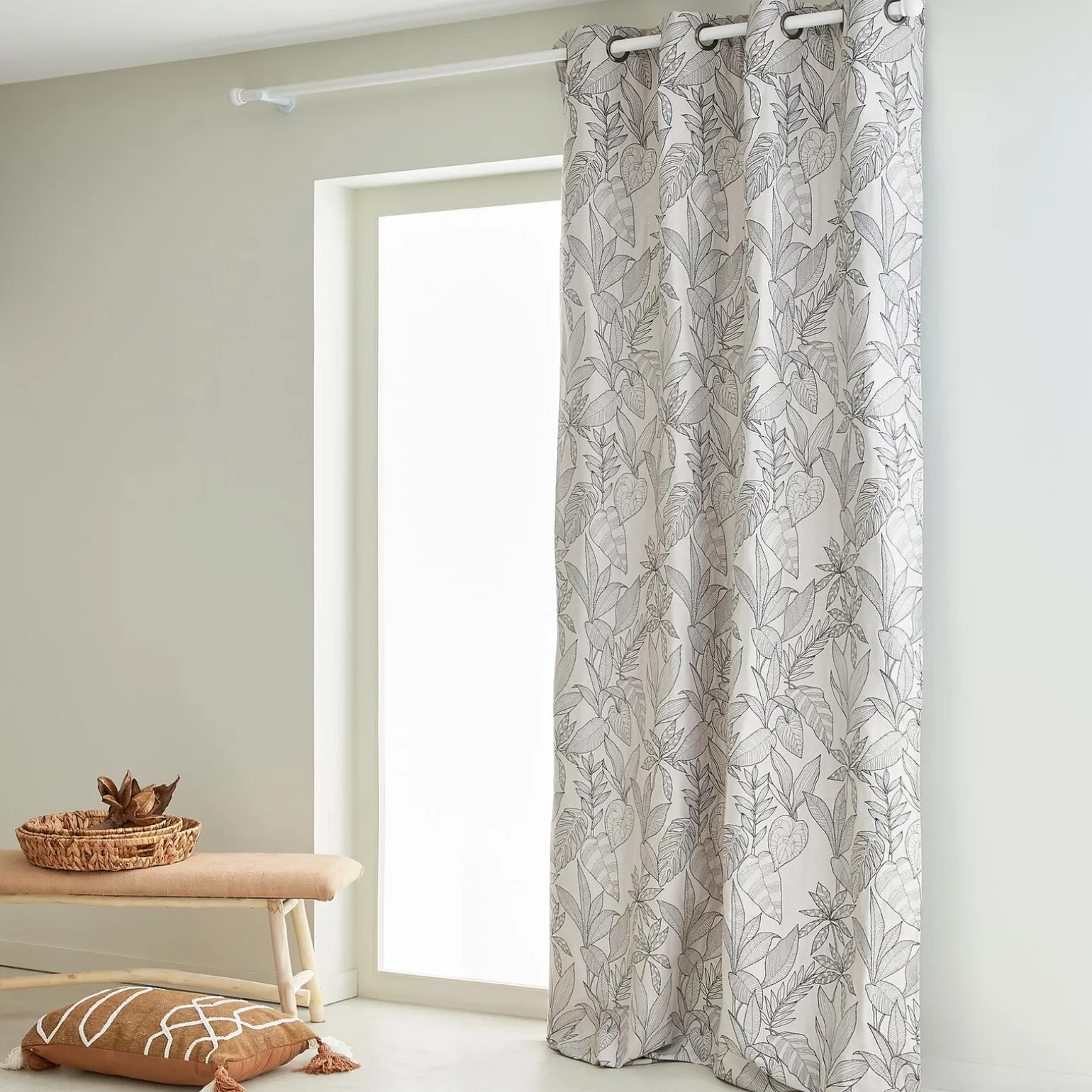 Rideau KERALA coloris naturel 140 x 260 cm - 4MURS