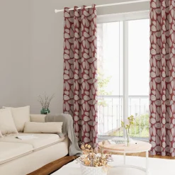 Rideau KOPEE coloris marsala 140 x 260 cm - 4MURS