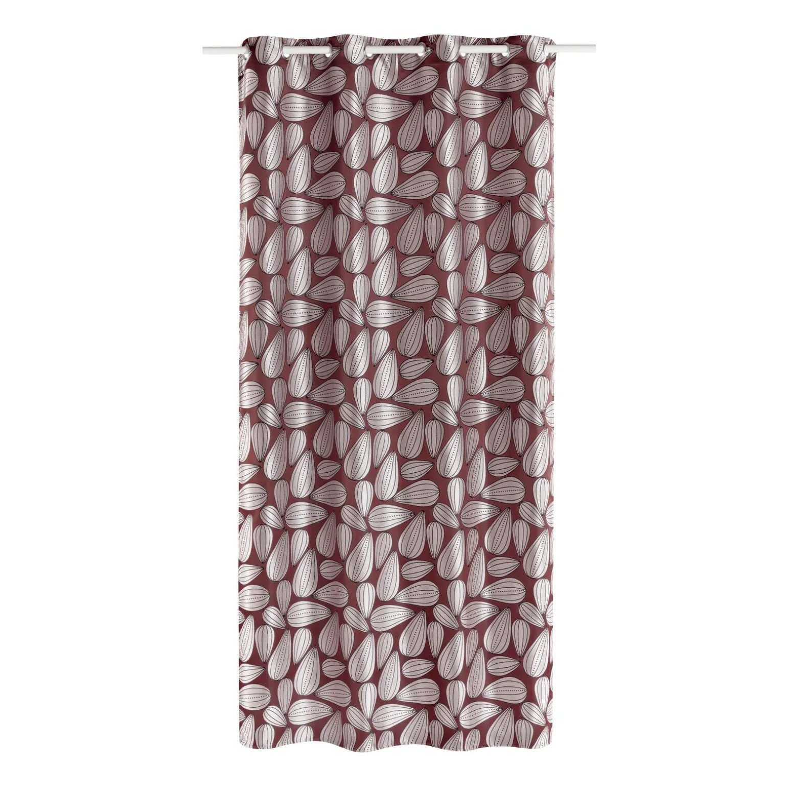 Rideau KOPEE coloris marsala 140 x 260 cm - 4MURS