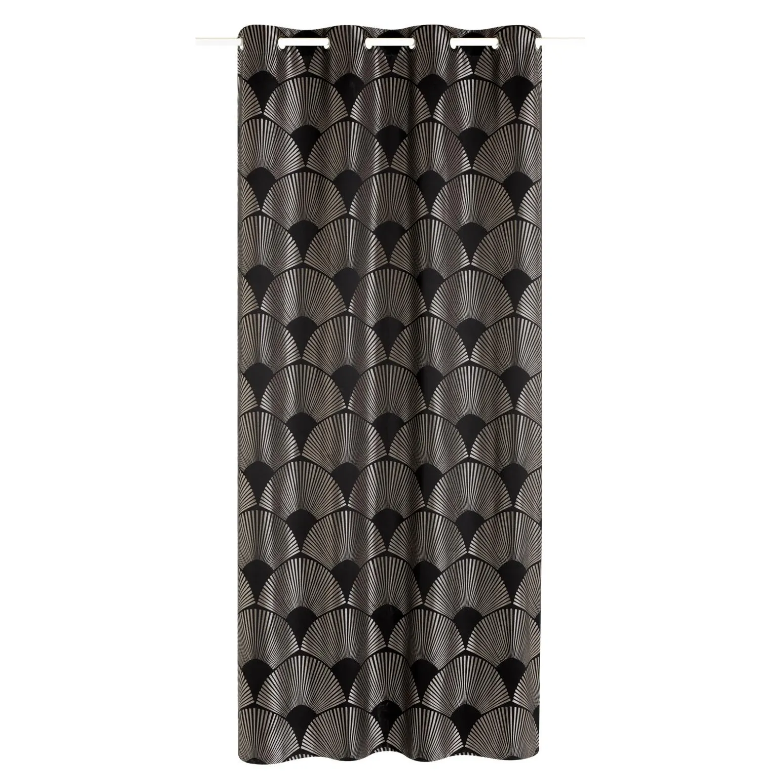 Rideau LALIK coloris noir 140 x 260 cm - 4MURS