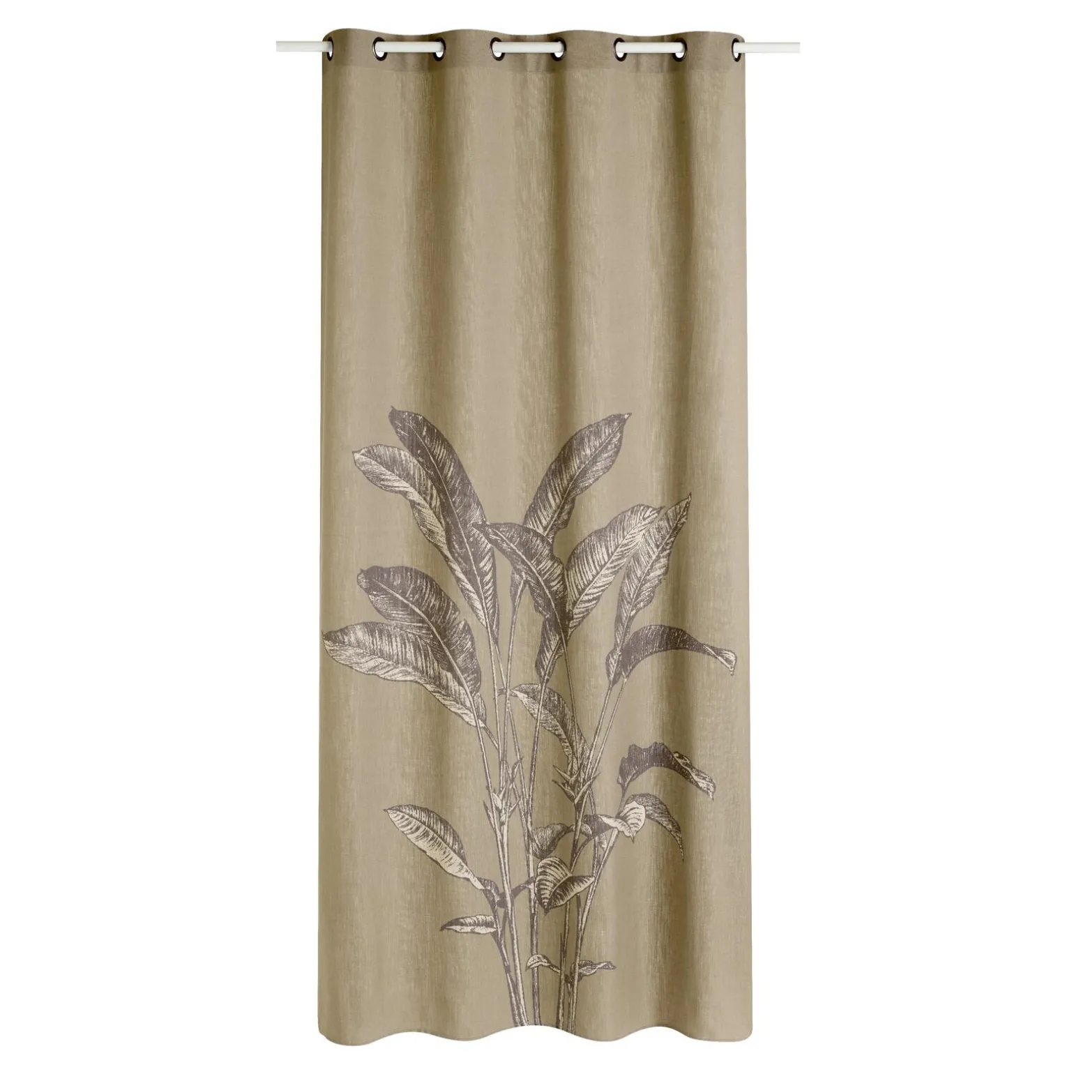 Rideau Lin CYCAS coloris sisal 140 x 260 cm - 4MURS