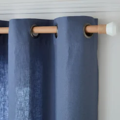 Rideau Lin LINNEO coloris indigo 140 x 280 cm - 4MURS