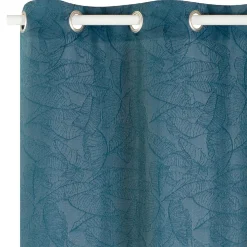 Rideau MACAPA coloris bleu jean 140 x 260 cm - 4MURS