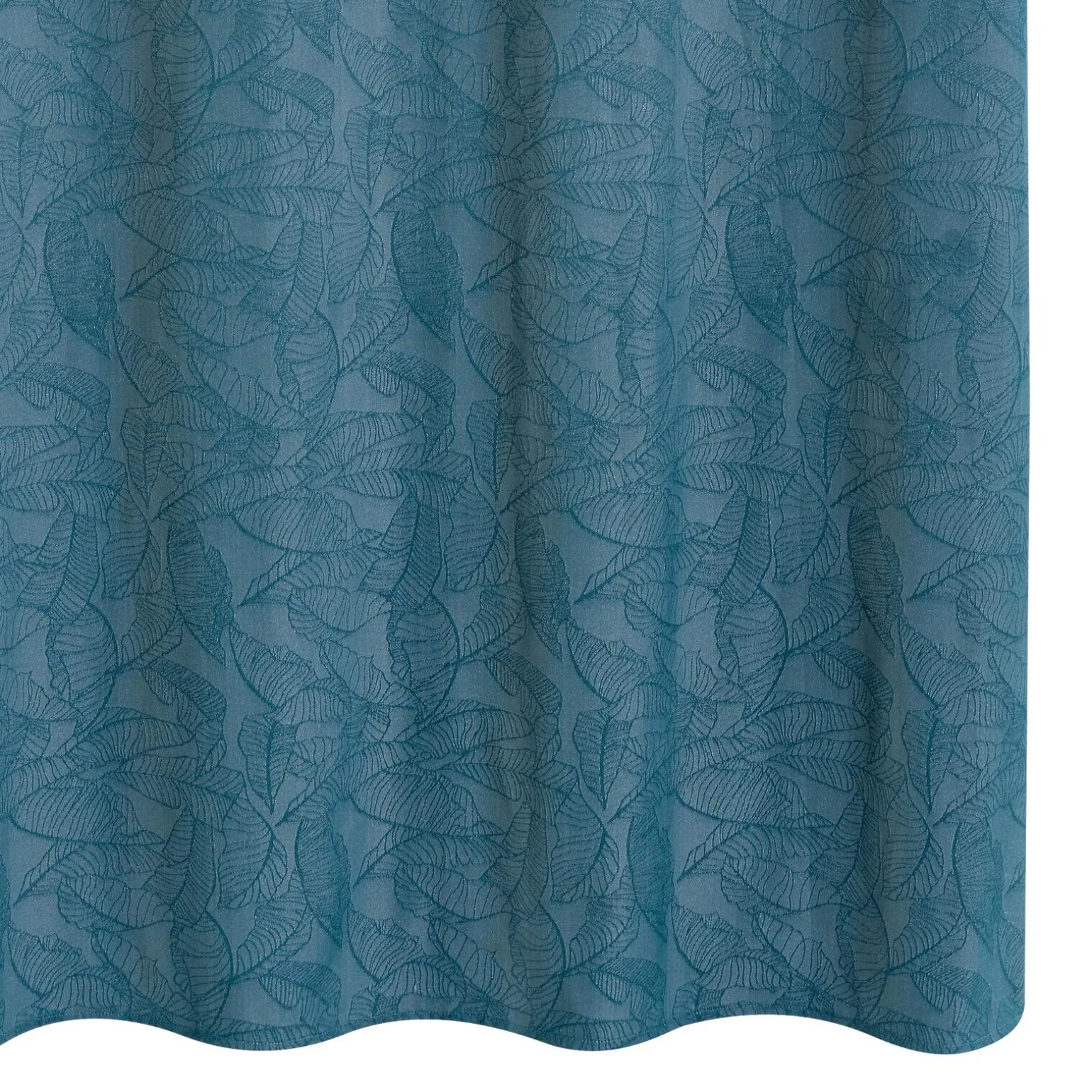 Rideau MACAPA coloris bleu jean 140 x 260 cm - 4MURS
