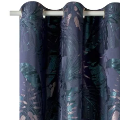 Rideau MANAUS coloris bleu nuit 140 x 260 cm - 4MURS