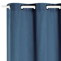Rideau MARENGA coloris bleu indigo 140 x 260 cm - 4MURS