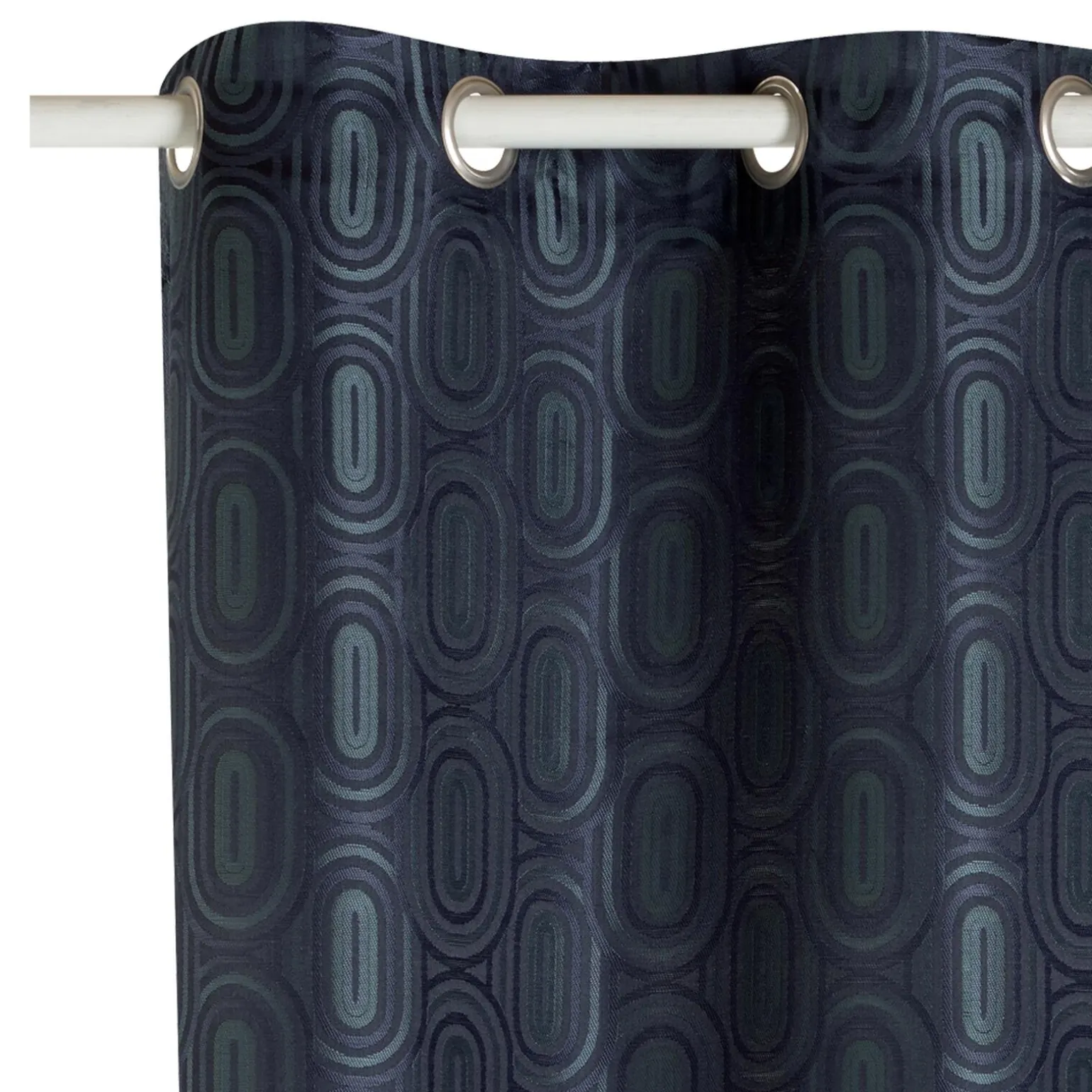 Rideau NAJDA coloris bleu nuit 140 x 260 cm - 4MURS