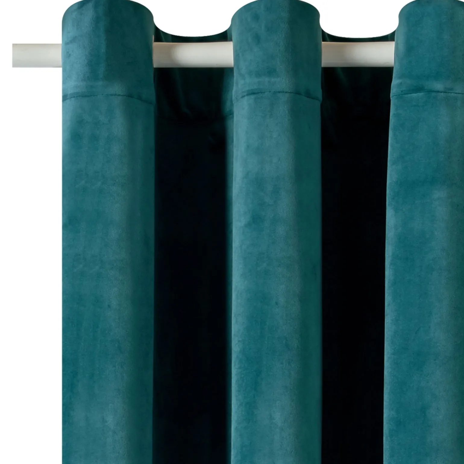 Rideau NEGRESCO coloris bleu paon 140 x 260 cm - 4MURS