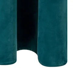 Rideau NEGRESCO coloris bleu paon 140 x 260 cm - 4MURS