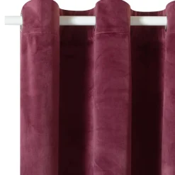 Rideau NEGRESCO coloris lie de vin 140 x 260 cm - 4MURS
