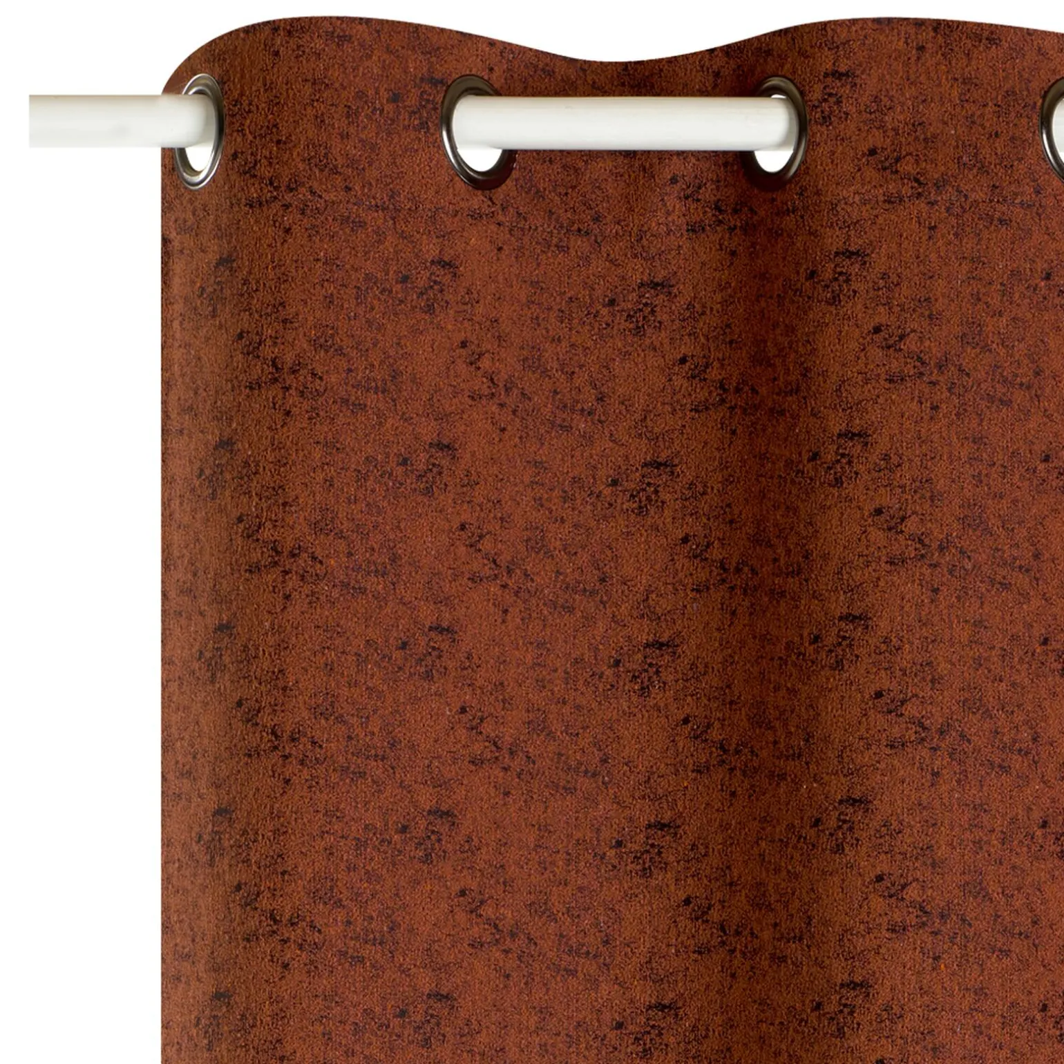 Rideau OSSIDO coloris brique 140 x 260 cm - 4MURS