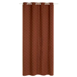 Rideau OSSIDO coloris brique 140 x 260 cm - 4MURS