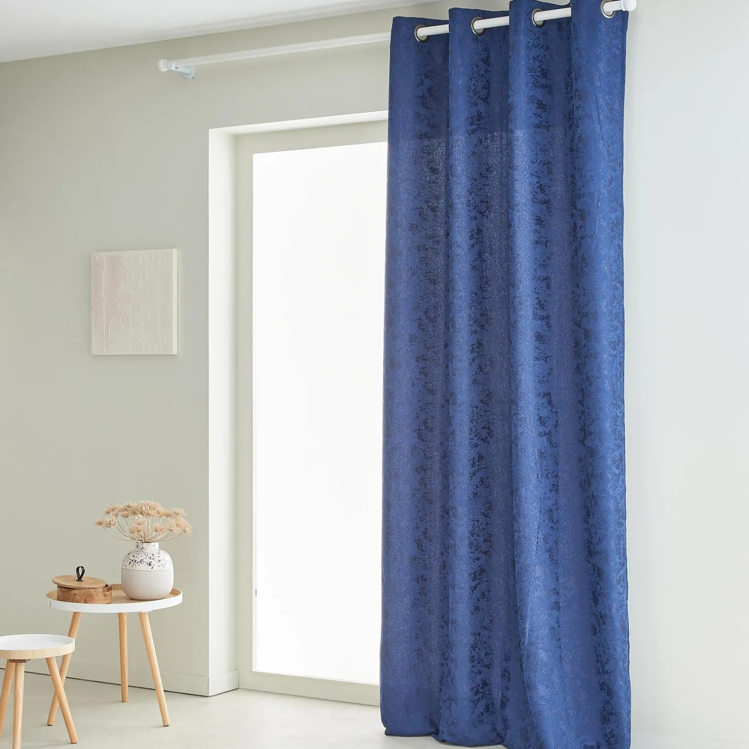 Rideau PYRRHA coloris bleu outremer 140 x 260 cm - 4MURS