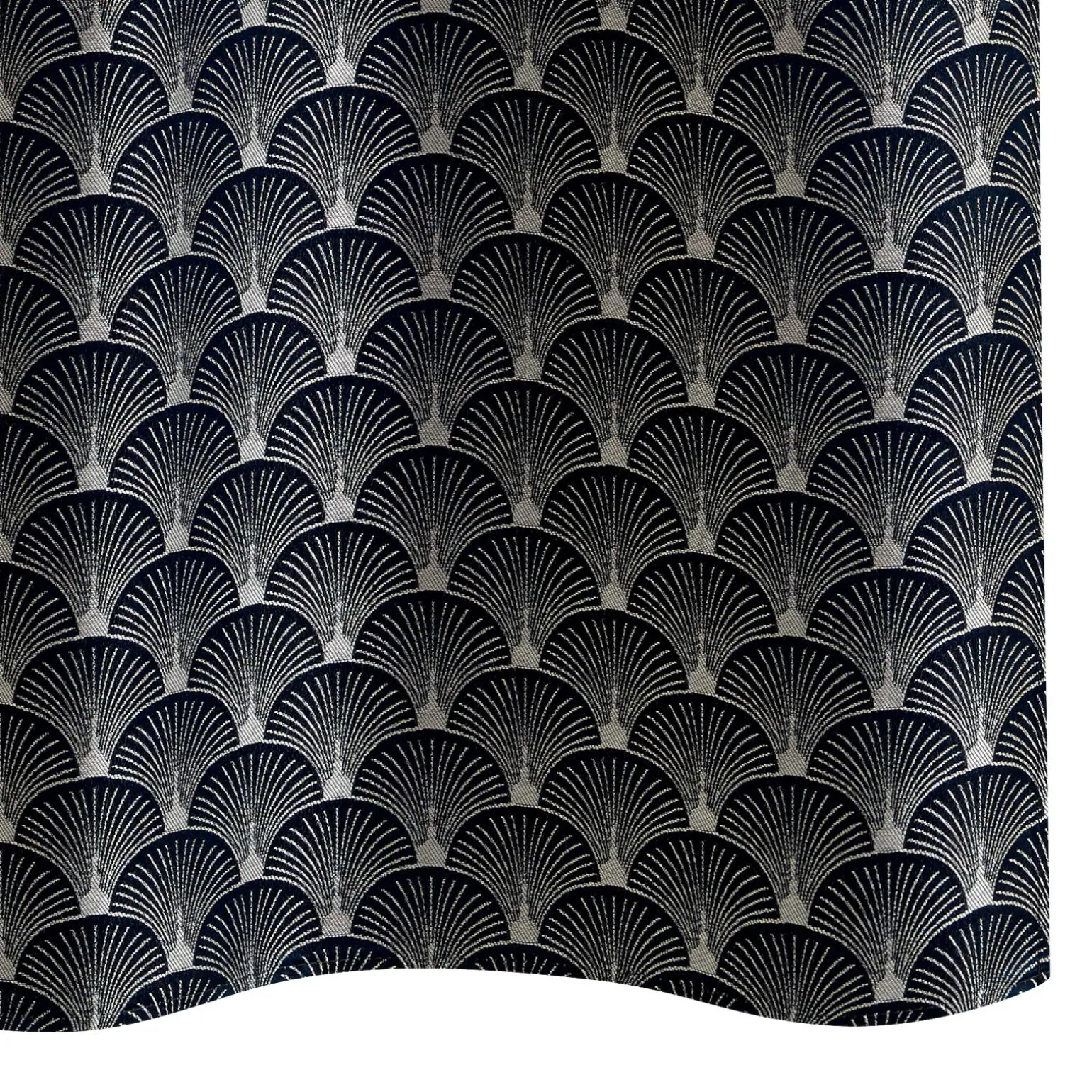 Rideau SCHIAPARELLI coloris bleu nuit 140 x 240 cm - 4MURS