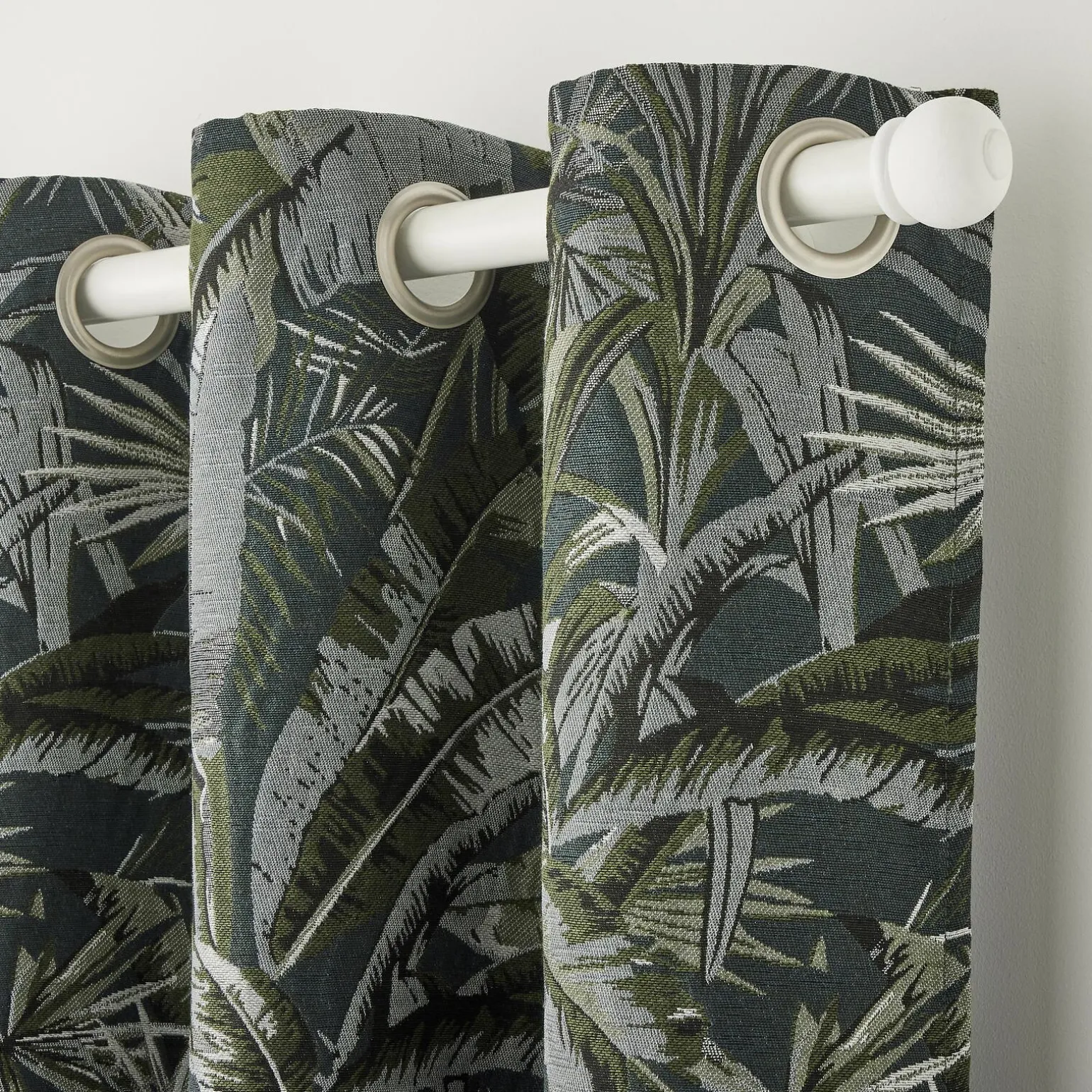 Rideau SIGARUS coloris vert eucalyptus 140 x 260 cm - 4MURS