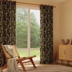 Rideau SIGARUS coloris vert eucalyptus 140 x 260 cm - 4MURS