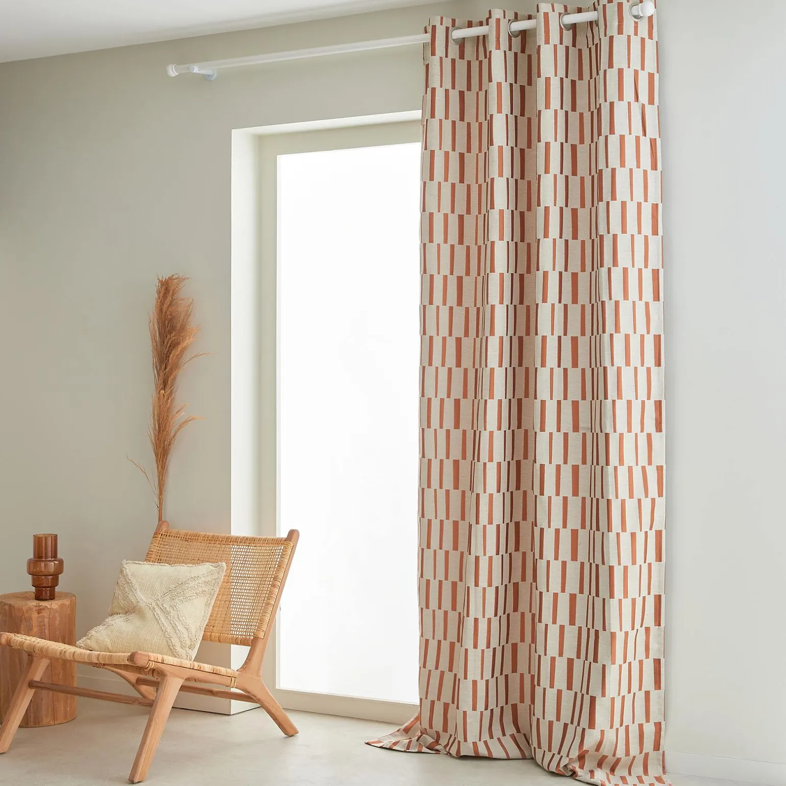 Rideau STRUCTURA coloris cognac 140 x 260 cm - 4MURS