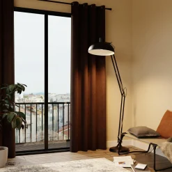 Rideau thermique ANDREA coloris brun 140 x 260 cm - 4MURS