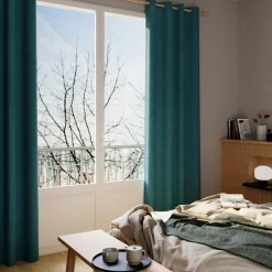 Rideau thermique ANDREA coloris bleu arctique 140 x 260 cm - 4MURS