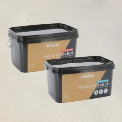 Rêve de sable Peinture Peinture nacré métal Satiné + Primaire - 4MURS