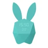 Réveil CUTTY CLOCK RABBIT coloris bleu - 4MURS