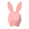 Réveil CUTTY CLOCK RABBIT coloris rose - 4MURS