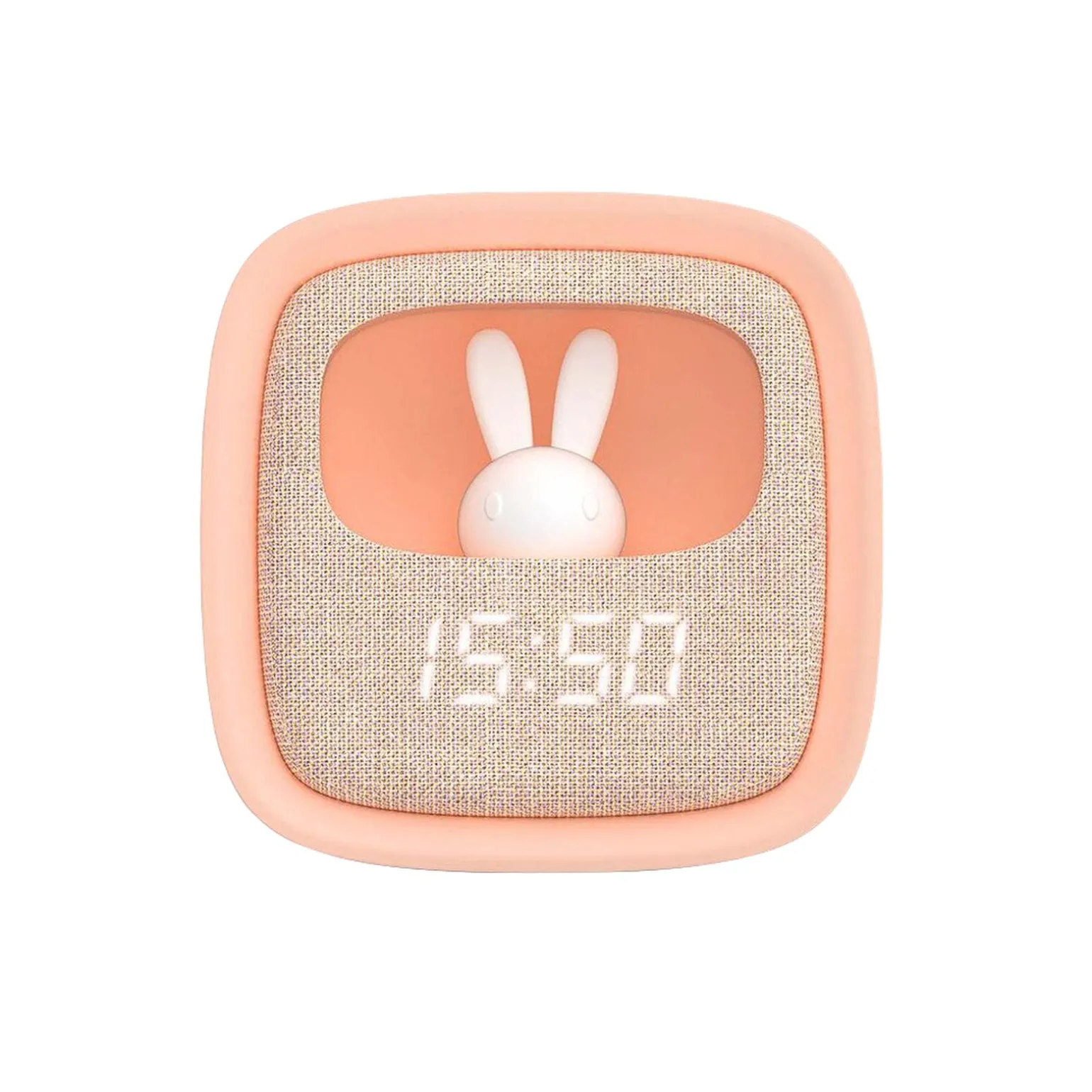 Réveil MOB BILLY CLOCK VEILLEUSE LAPIN rose hauteur 15 cm - 4MURS