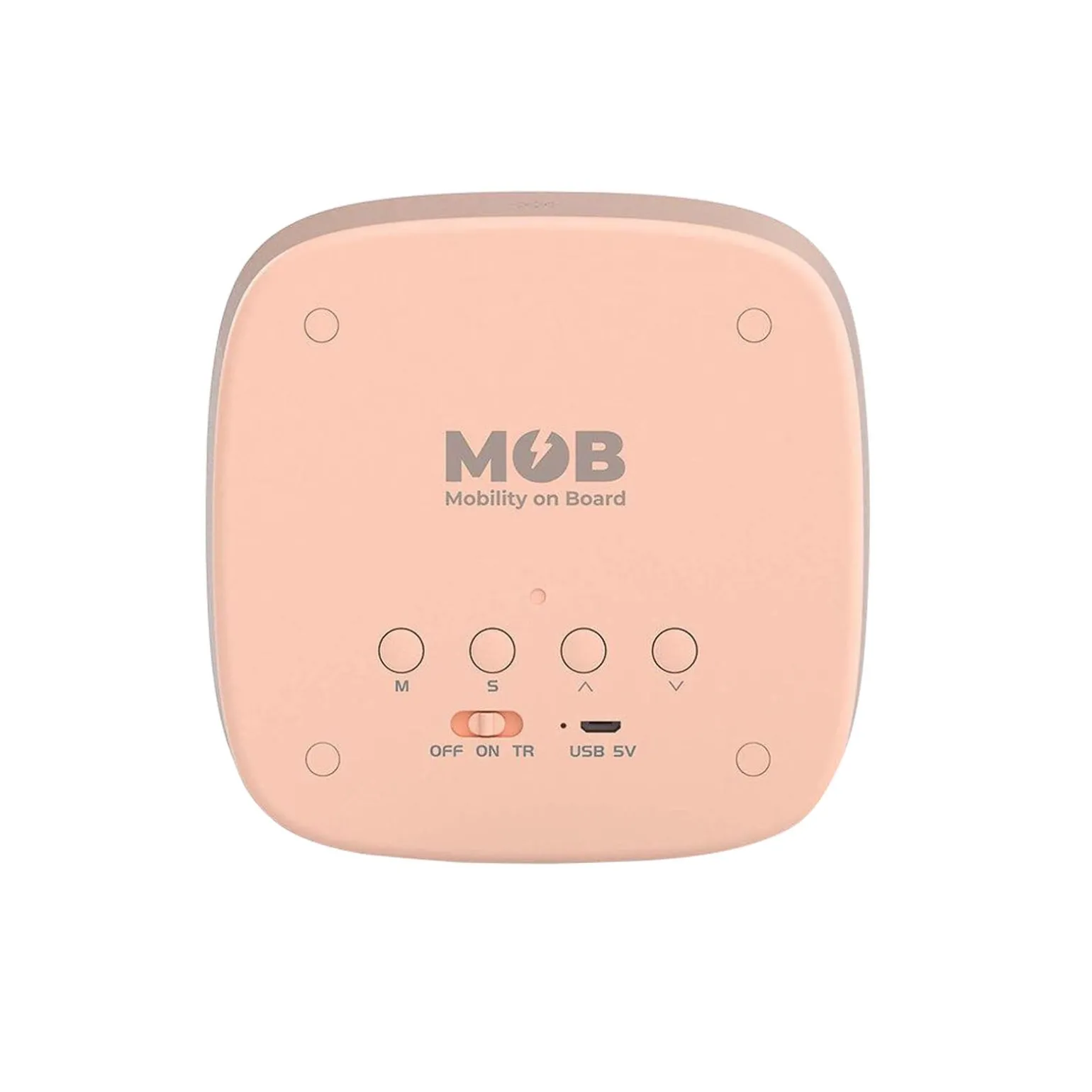 Réveil MOB BILLY CLOCK VEILLEUSE LAPIN rose hauteur 15 cm - 4MURS
