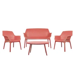 Salon de jardin ZION coloris terracotta - 4MURS