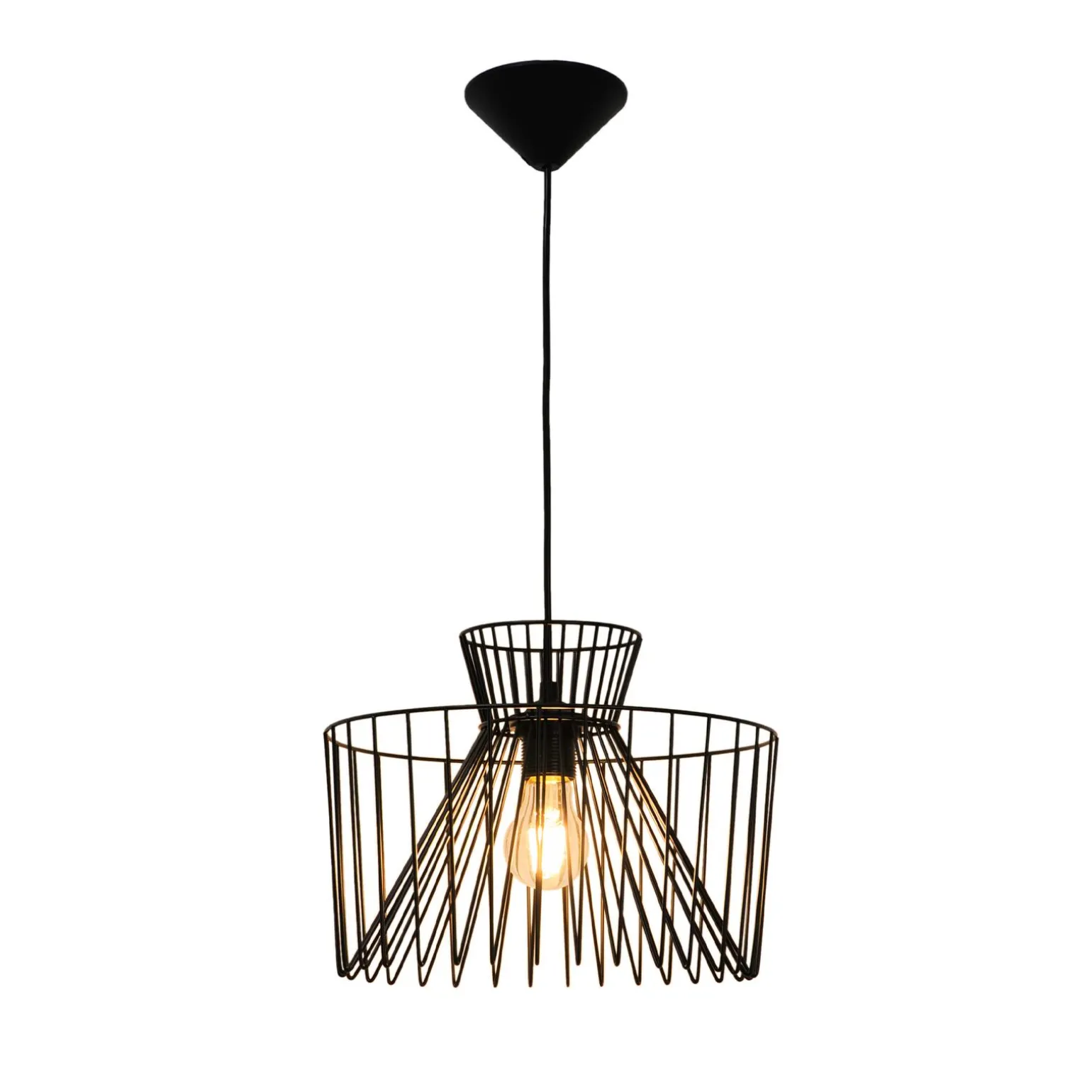 Sampa Suspension GLASGOW coloris noir 20 x 32 cm - 4MURS